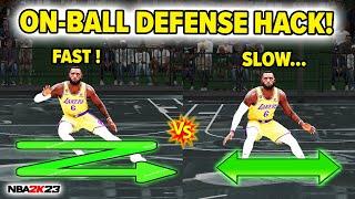 ON-BALL defense HACK that you must try