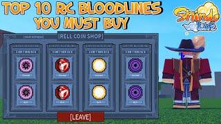 *Must Watch* Top 10 Limited Bloodline You Must Buy in Shindo Life...Shindo Life Update Roblox