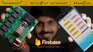 Google Firebase Home Automation with Fan Dimmer & Realtime Feedback | ESP32 Project