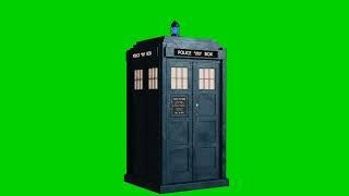 TARDIS Dramatic Landing Green Screen