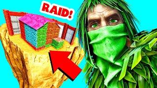 HOW I RAIDED THIS BASE WITH ONLY A GHILLIE SUIT! (Ark Survival Evolved Trolling)