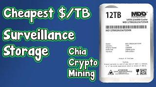Cheapest $ Per TB On Internet! MDD 12 TB Surveillance Harddrive Unboxing!