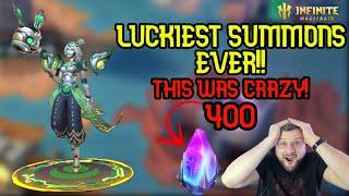 Limited Hero Heng'e 3 Best Summon Luck EVER!!! WOW! Cannot Believe It! - Infinite Magicraid