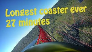 The longest coaster in PLANET COASTER - Pov - ONRIDE