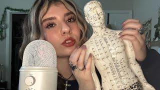 [ASMR] ACUPUNCTURE DOLL TAPPING+SCRATCHING