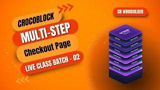 Crocoblock Multistep Checkout Page Design | JetWoobuilder | Crocoblock Bangla Tutorial | WebgeniusBD