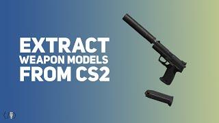 Extract CS2 weapons to Blender with VRF