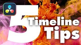 5 tips for moving footage on timeline in DaVinci Resolve