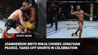 UFC Vegas 82 Highlights: Joanderson Brito taps Jonathan Pearce with ninja choke, takes off pants