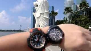 CASIO GPS HYBRID WAVE CEPTOR at Merlion