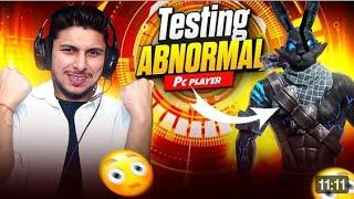 Testing Abnormal PC Player ️  on live - Garena Free Fire.  GUILD TEST VIDEO