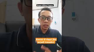 Shopee Affiliate, Kalau Cuma Klik Ngga Beli dapat komisi ngga?