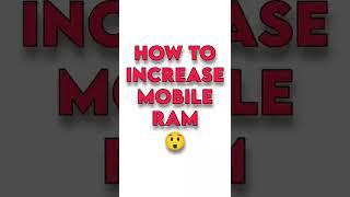 Mobile ki Ram Kaise Badhaye  | #shorts