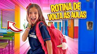 Rotina Do Meu Primeiro dia de aula - Jessica e família