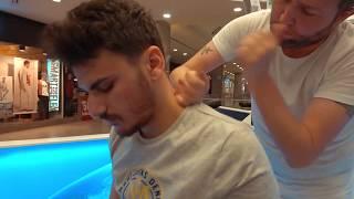 ASMR Professional Chair Massage Therapy | Chiropractic Adjustment | Body Massage