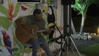 François Denyze, guitare et chant avec Fredo Lavocat à L'entracte-Saint-François