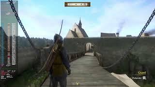 OpenSUSE Linux running Kingdom Come Deliverance maxed out 6900 XT 5950x