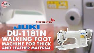 JUKI DU 1181 "Walking Foot" Machine for Thick and Leather Material.