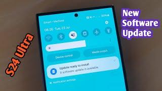 Samsung Galaxy S24 Ultra New Software Update After 6 Months Leter !