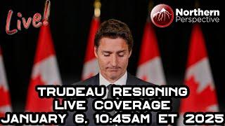 Livestream - Trudeau Press Conference - RESIGNATION and PROROGATION - January 6, 10:45am ET