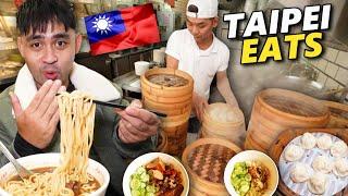 TAIPEI Street Food Tour! 10 BEST Taiwanese EATS! Beef Noodles, Pork Belly Rice, Xiao Long Bao