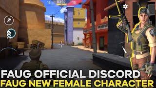 Faug new female character | faug game discrord server | faug new update | faug update | faug