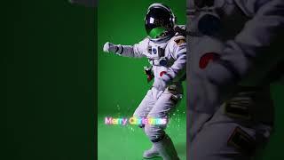 Astronaut christmas dance part 1 #merrychristmas