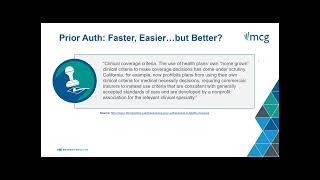 Automating Medical Necessity for Prior Authorization, Sponsored by MCG Health