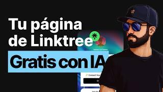 Crea tu propia página web estilo Linktree con IA , HTML y TailwindCSS | Tutorial Completo