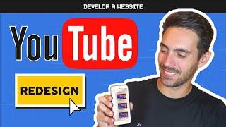 How to build a YOUTUBE Clone App - Redesign the app!