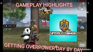 IMPROVING DAY BY DAY . FREE FIRE MAX HIGHLIGHTS/ BY UNSOLD GAMER .