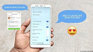 MIUI 12 New System Launcher Update For Xiaomi Phone | Some Advance Feature Unlocked