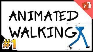 Powerpoint Animation tricks: walk cycle Episode 1/4 .
