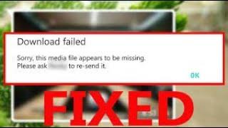 how to fix sorry this media file appears to be missing WhatsApp