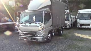 販売車両　Ｈ15キャンター　カスタム幌車　４M51　デコトラベース