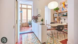 NEVER TOO SMALL: Architect’s 19th Century Apartment Restoration, Barcelona - 60sqm/645sqft