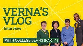 Verna's Vlog: Interview with College Deans (part 1)