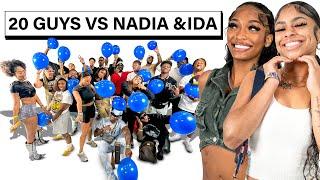 20 GUYS VS 2 INFLUENCERS: NADIA & POSITIVEIDA