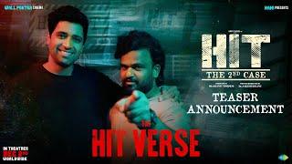 HIT 2 Teaser Announcement | The HIT VERSE | Adivi Sesh | Nani | Sailesh Kolanu | Wall Poster Cinema