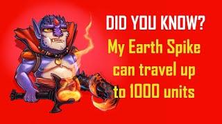 How to Play Lion Dota 2 : Lion's Earth Spike Travelling up to 1000 range