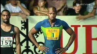 100m - Asafa Powell - 9.77 - Golden League Zürich 2006