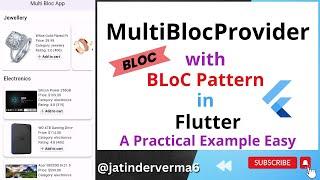 Multi Bloc Provider in Flutter Practical Example Easy | MultiBlocProvider