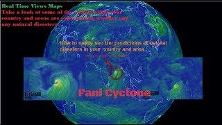 How easily you can see weather and natural disaster predictions of your country and area, through so