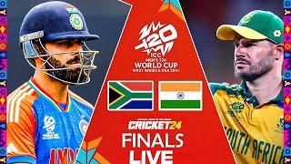 IND VS SA T20 WC FINAL Live In #cricket24 | #indvssa  #t20worldcup  #final