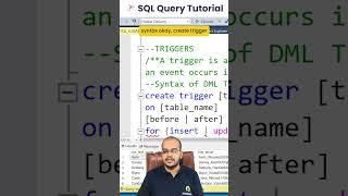 What are Triggers in SQL Server and their Types | SQL Tutorial Day 29