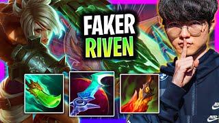 FAKER IS INSANE WITH RIVEN NEW META! | T1 Faker Plays Riven Mid vs Varus!  Season 2024