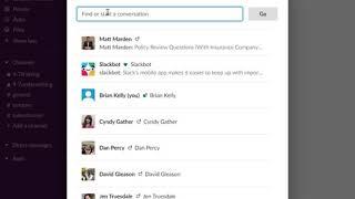 Slack Tutorial 7 How to send a direct message