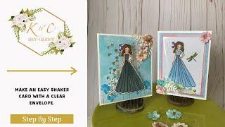 Make An Easy Shaker Card With A Clear Envelope.