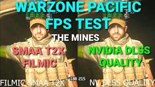 The Mines | Warzone 1080p SMAA T2X vs DLSS QUALITY FPS Test on RTX2080Ti & i9 10850K