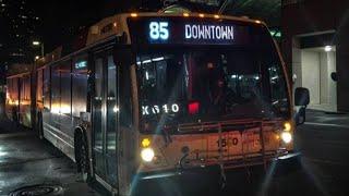 Night Ride | Riding Houston Metro 85 Antoine/Washington To SH249 ~Full Ride Red~ Driver's POV